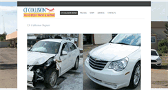 Desktop Screenshot of cfcollisionandrepair.com